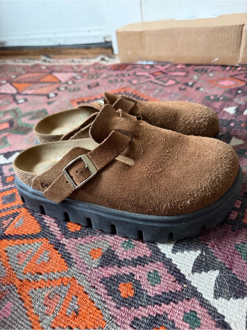 Birkenstock boston chunky Papillio clog